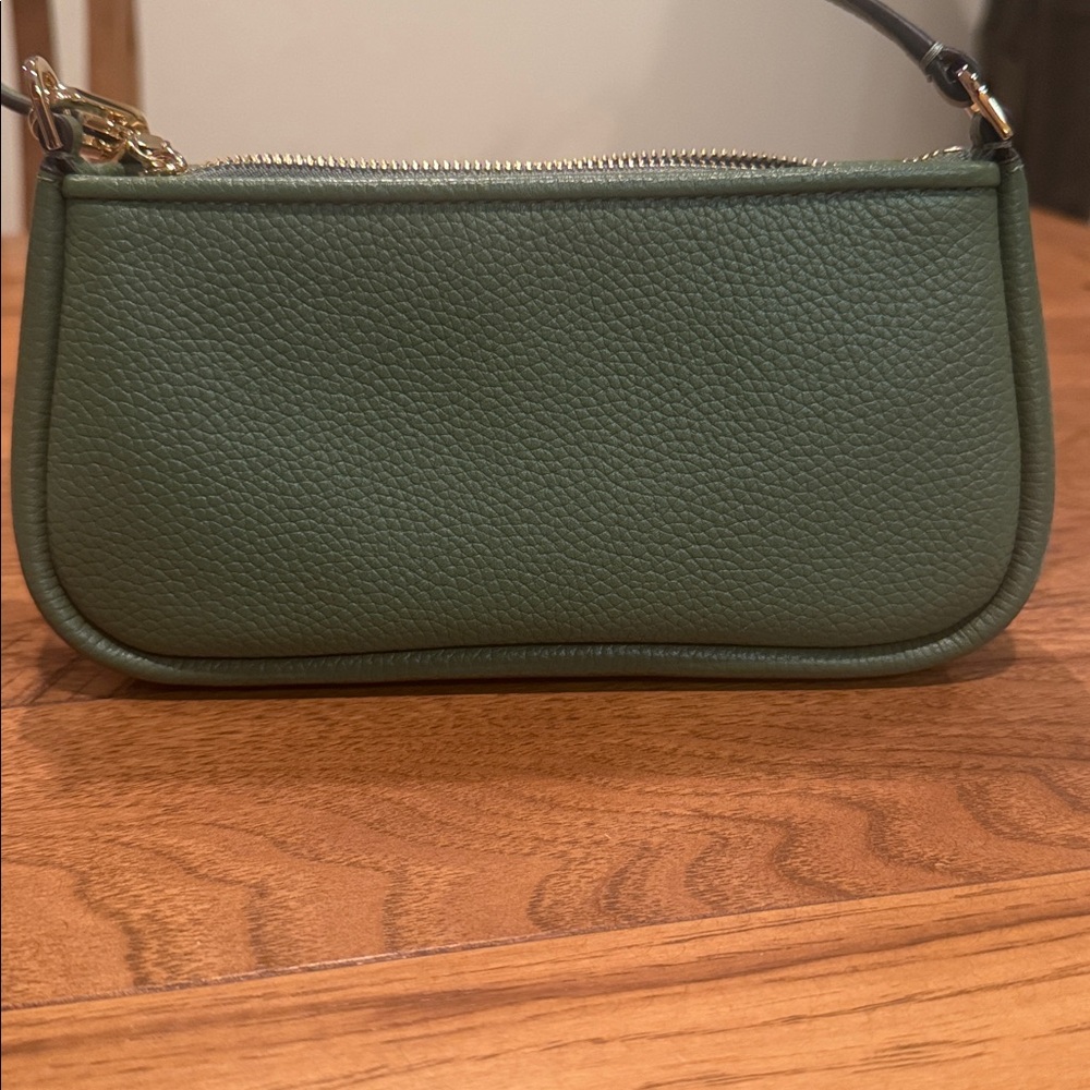 Kate Spade Forest Green Woven Shoulder Bag - Picture 2 of 3